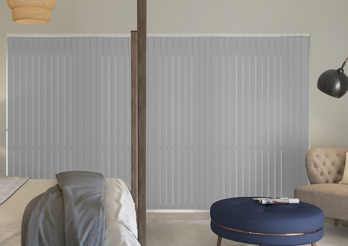Toulouse (Blackout), Textured Dark Grey - Vertical Blind - Image 6